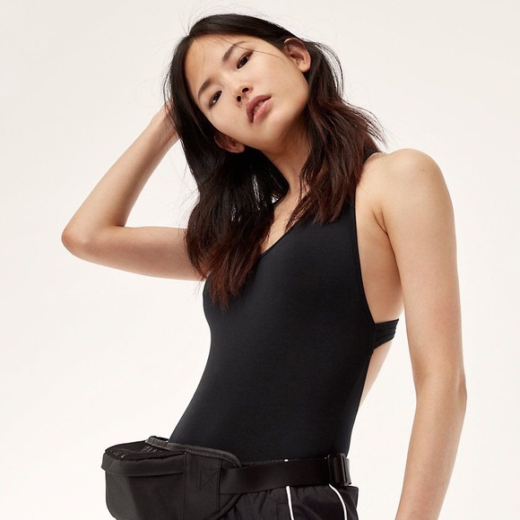 Aritzia/TNA Kayte Bodysuit (blue) - Picture 2 of 6